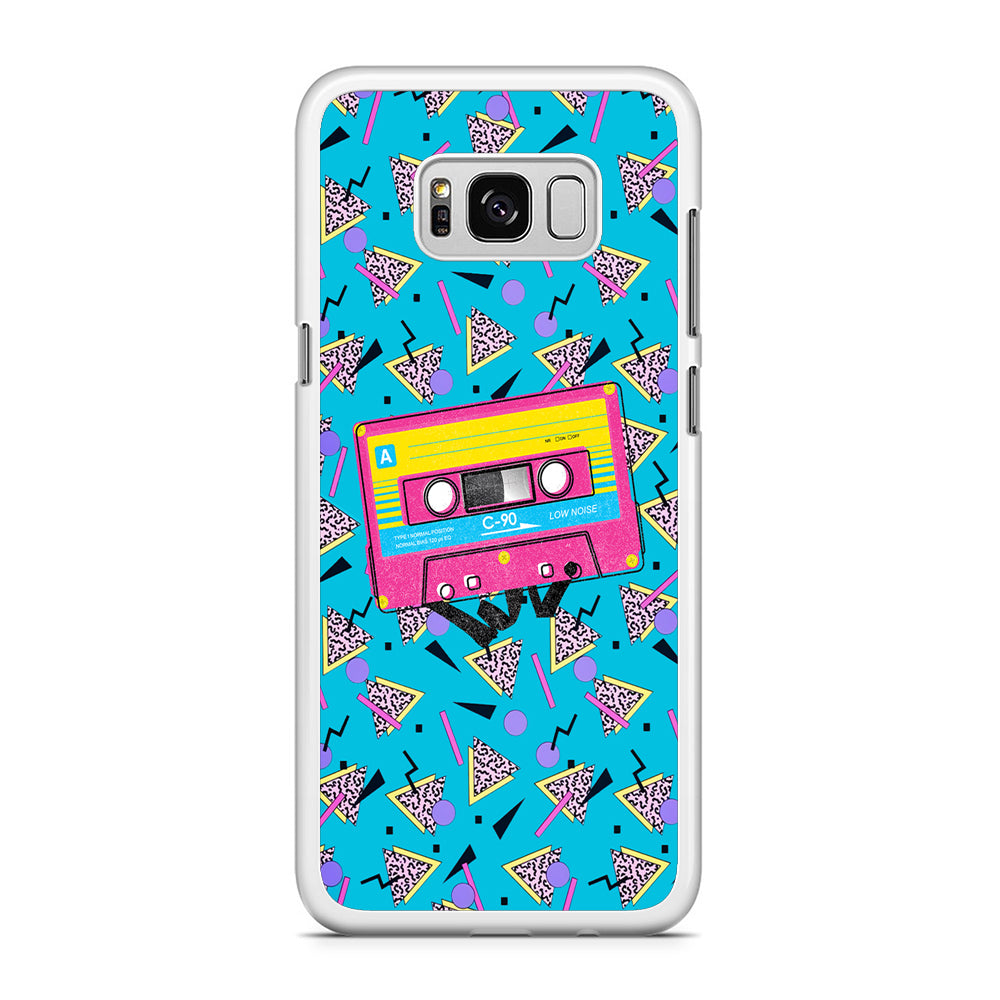Cassette Low Noise Samsung Galaxy S8 Plus Case Rubber White (2D Case)