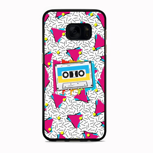 Cassette Pink Voice Samsung Galaxy S7 Edge Case