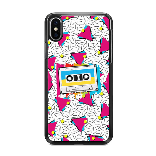 Cassette Pink Voice iPhone X Case