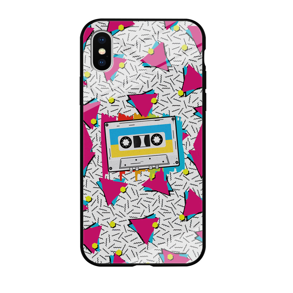 Cassette Pink Voice iPhone X Case
