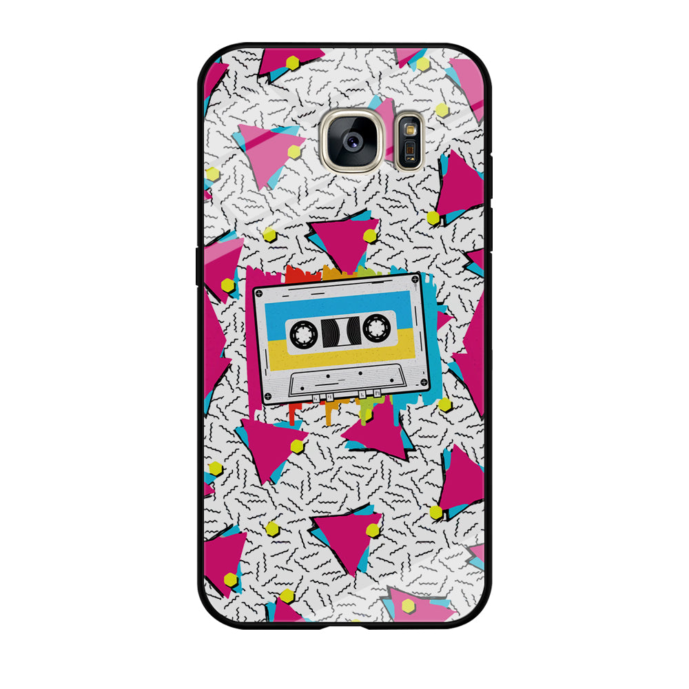 Cassette Pink Voice Samsung Galaxy S7 Edge Case