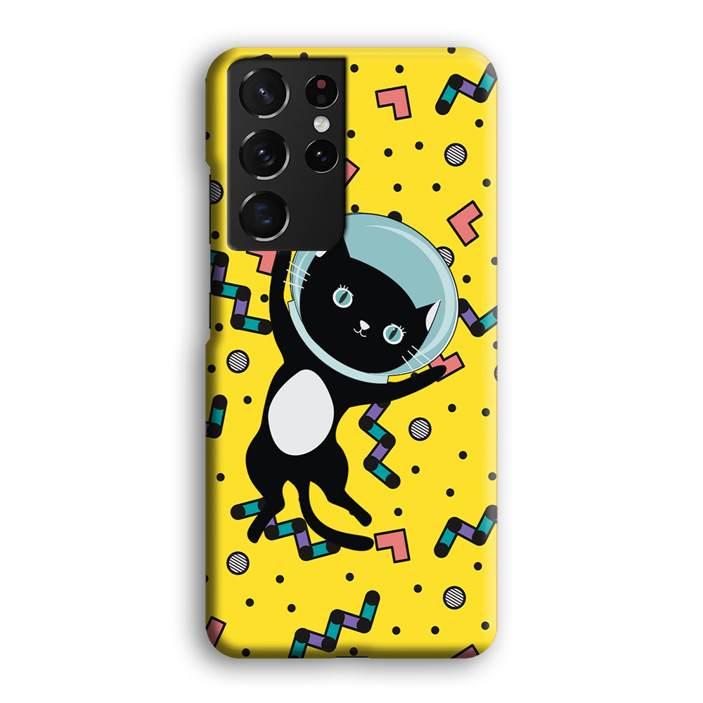 Cat Get Around The Universe Samsung Galaxy S21 Ultra Case