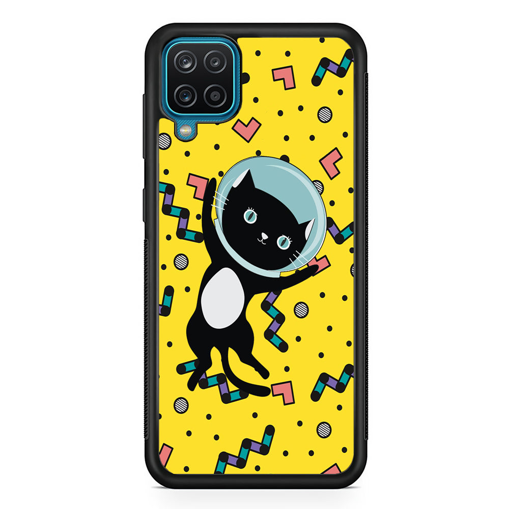 Cat Get Around The Universe Samsung Galaxy A12 Case