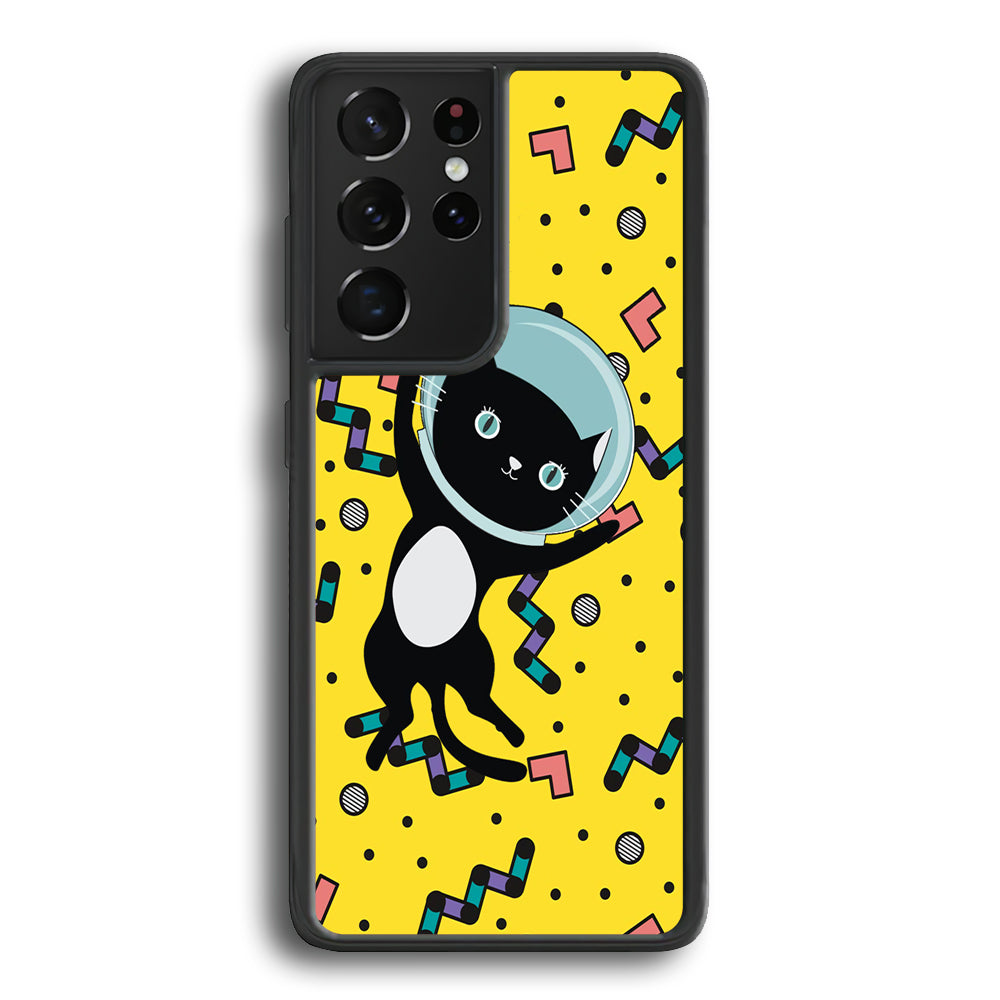 Cat Get Around The Universe Samsung Galaxy S21 Ultra Case