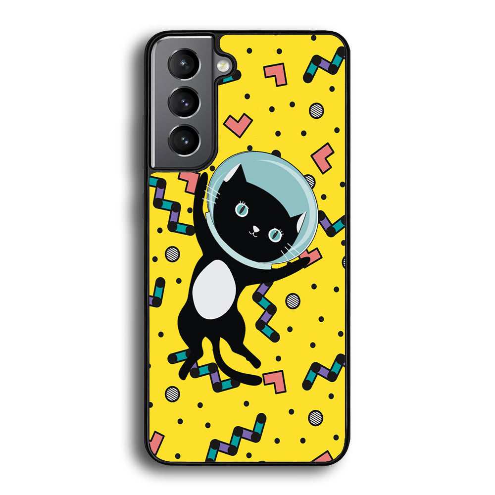 Cat Get Around The Universe Samsung Galaxy S21 Plus Case