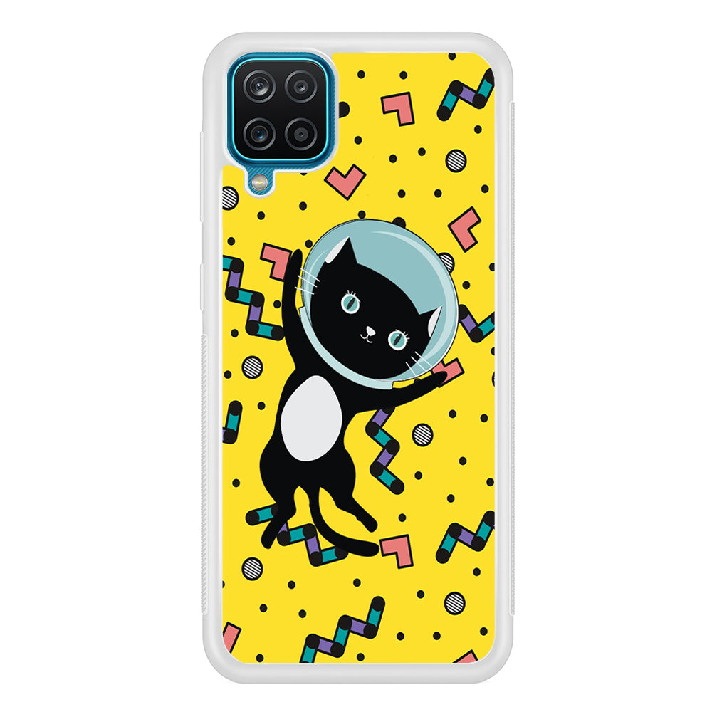 Cat Get Around The Universe Samsung Galaxy A12 Case