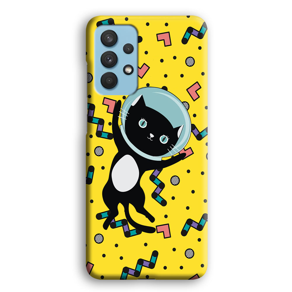 Cat Get Around The Universe Samsung Galaxy A32 Case