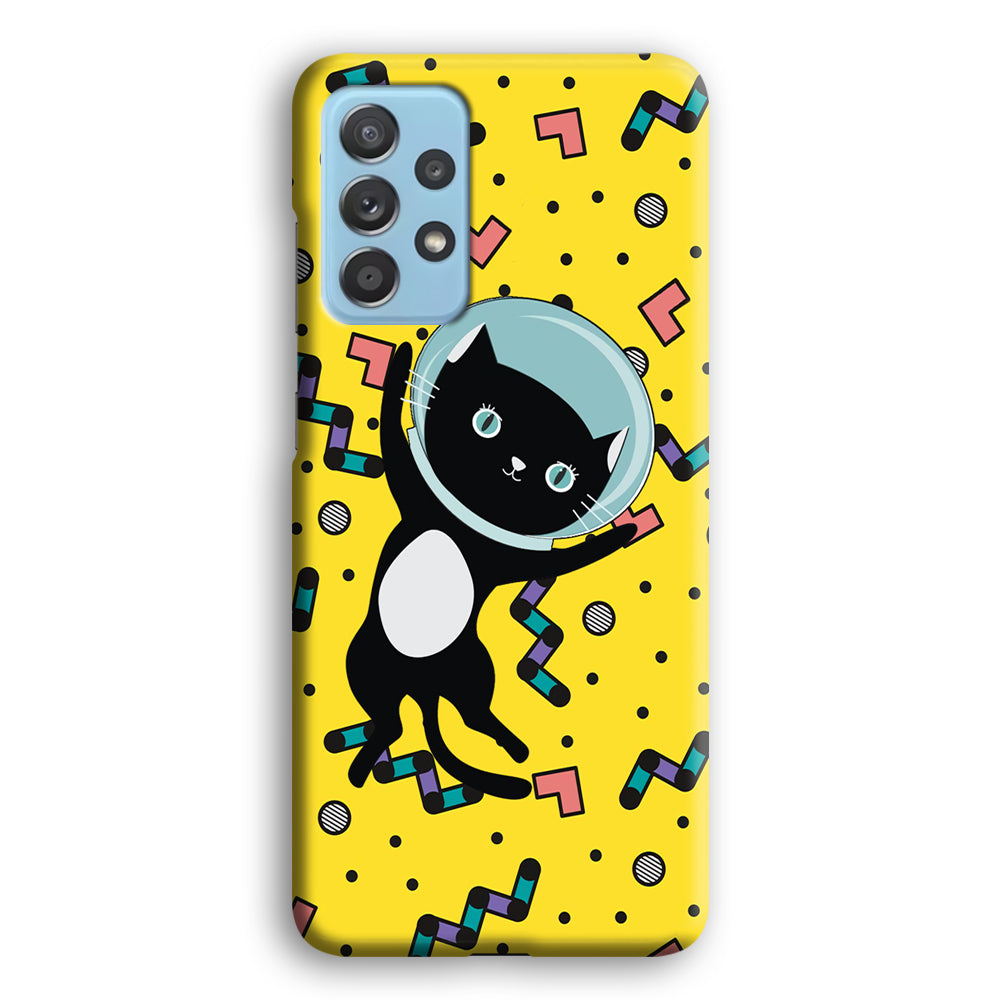 Cat Get Around The Universe Samsung Galaxy A72 Case