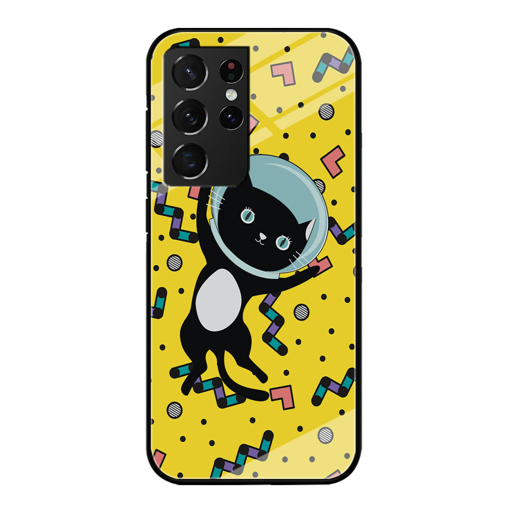 Cat Get Around The Universe Samsung Galaxy S21 Ultra Case