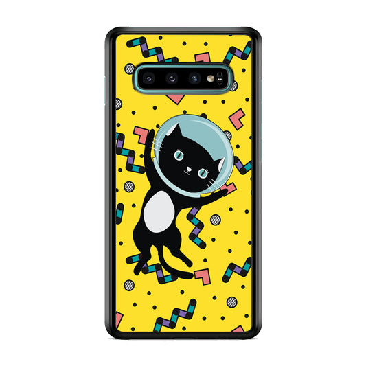 Cat Get Around The Universe Samsung Galaxy S10 Case