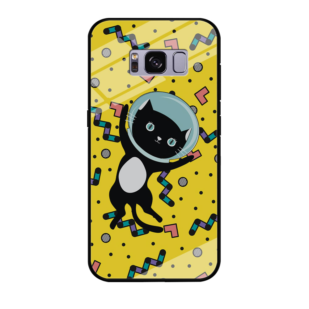Cat Get Around The Universe Samsung Galaxy S8 Plus Case Tempered Glass Case