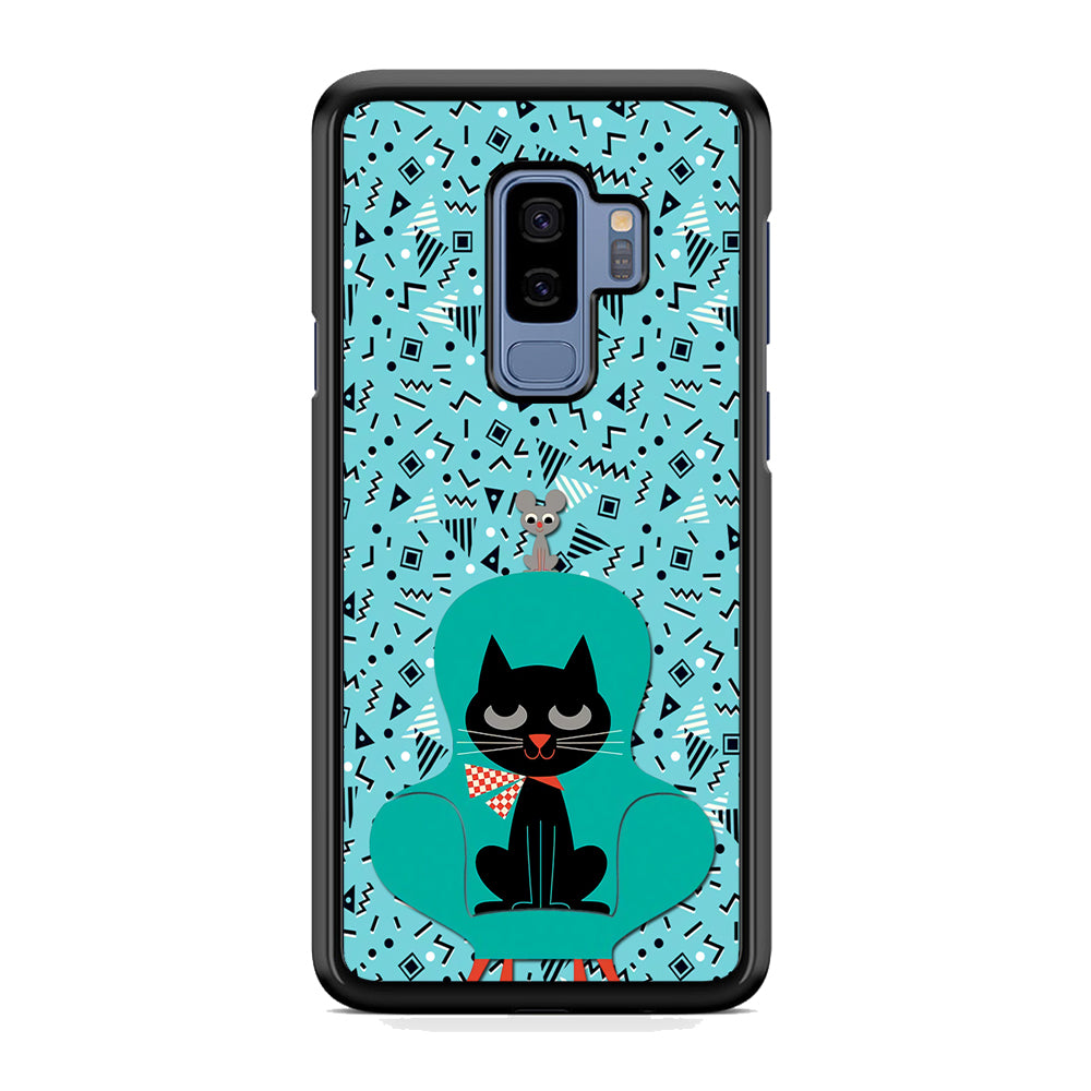 Cat and Mouse in a Chair Samsung Galaxy S9 Plus Case