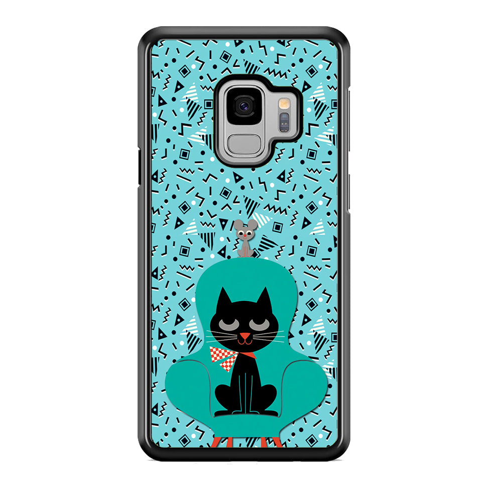Cat and Mouse in a Chair Samsung Galaxy S9 Case Default Title