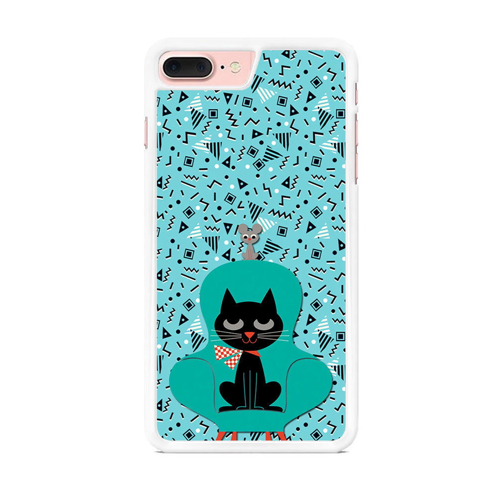 Cat and Mouse in a Chair iPhone 7 Plus Case