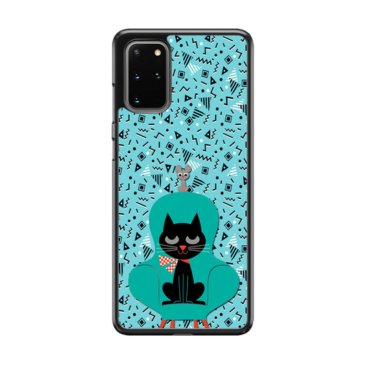 Cat and Mouse in a Chair Samsung Galaxy S20 Plus Case