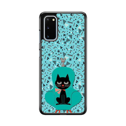 Cat and Mouse in a Chair Samsung Galaxy S20 Case