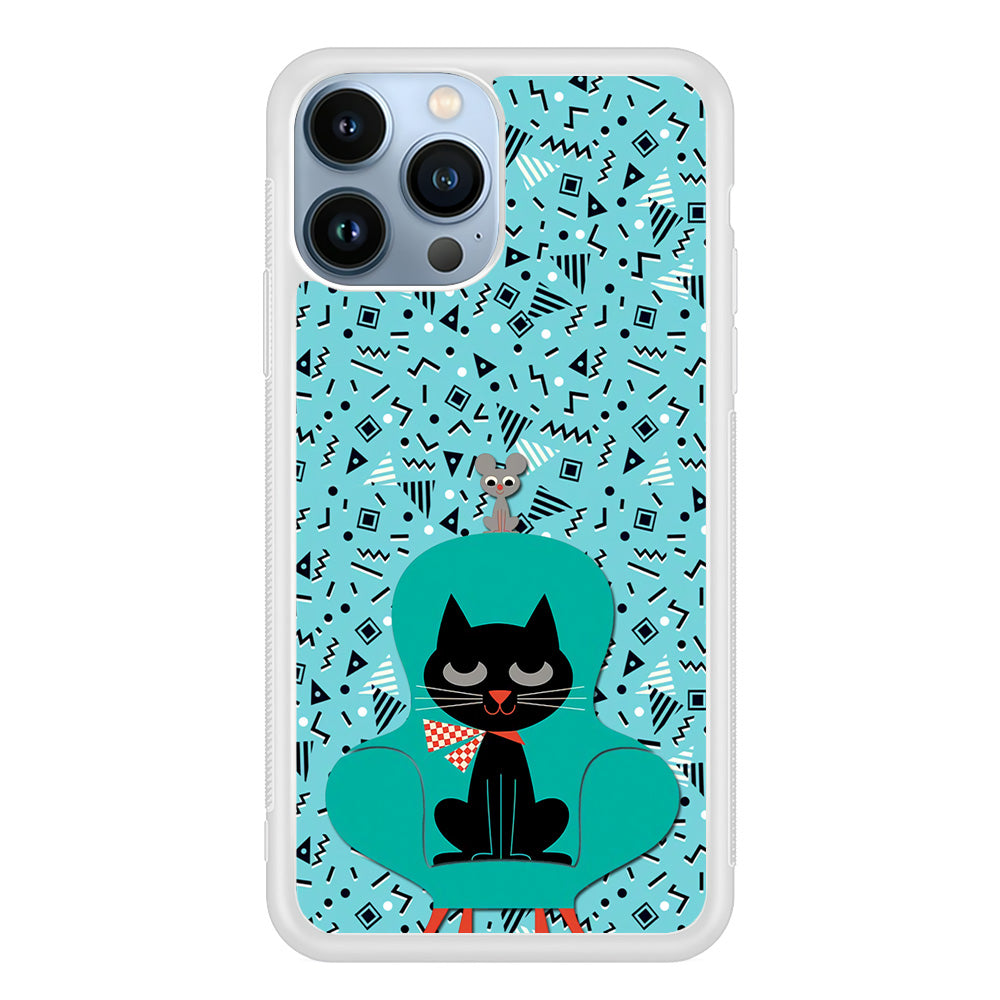 Cat and Mouse in a Chair iPhone 13 Pro Max Case