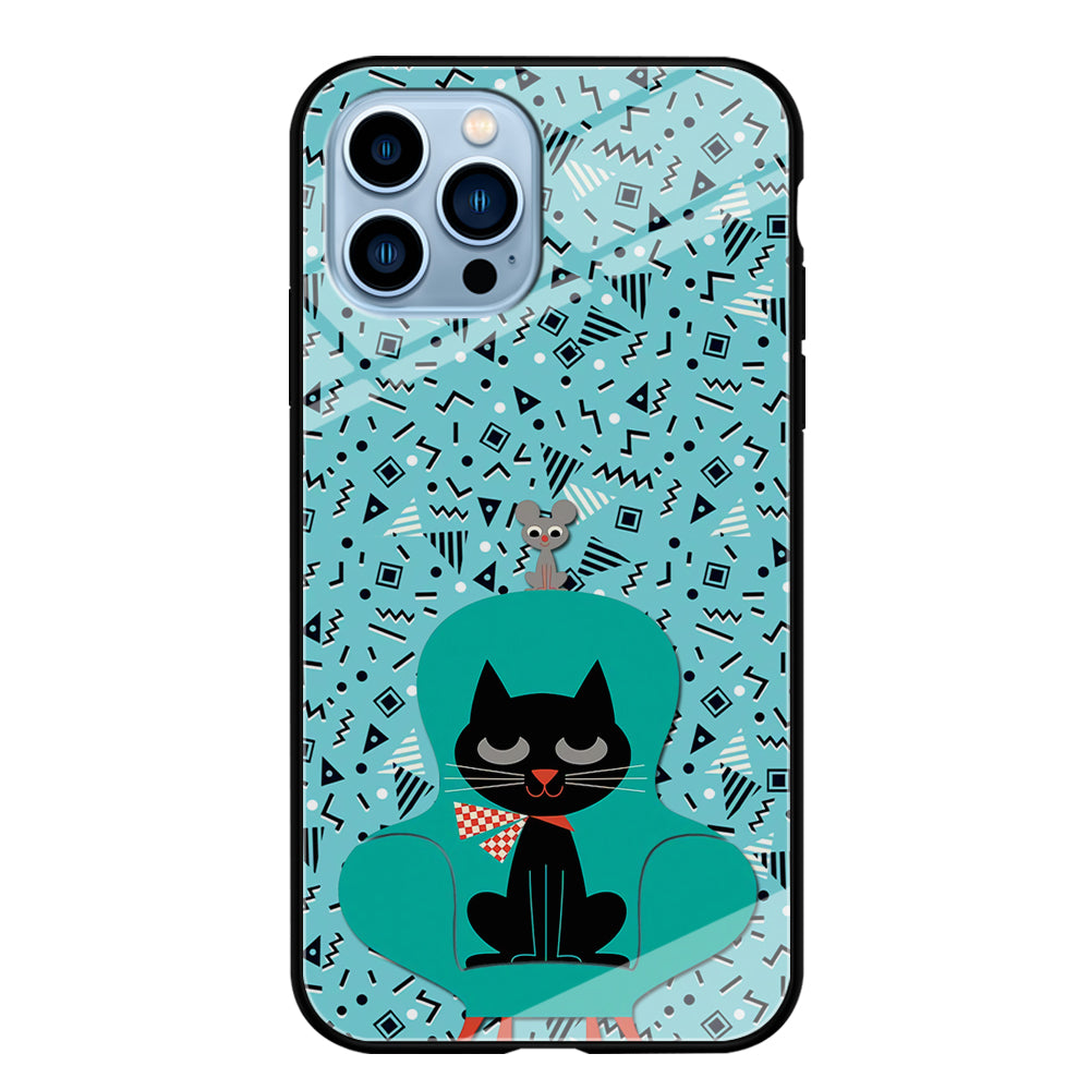 Cat and Mouse in a Chair iPhone 13 Pro Max Case