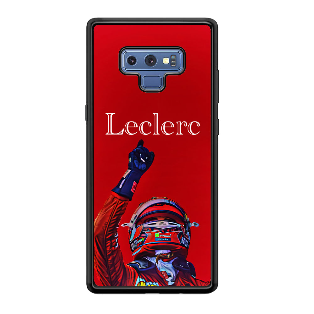 Charles Leclerc Formula 1 Samsung Galaxy Note 9 Case