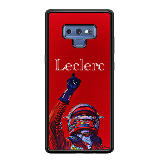 Charles Leclerc Formula 1 Samsung Galaxy Note 9 Case