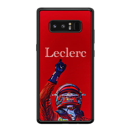 Charles Leclerc Formula 1 Samsung Galaxy Note 8 Case
