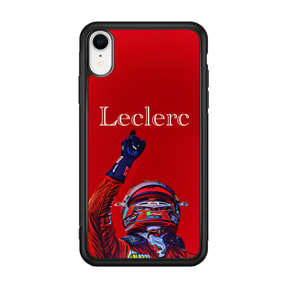 Charles Leclerc Formula 1 iPhone XR Case
