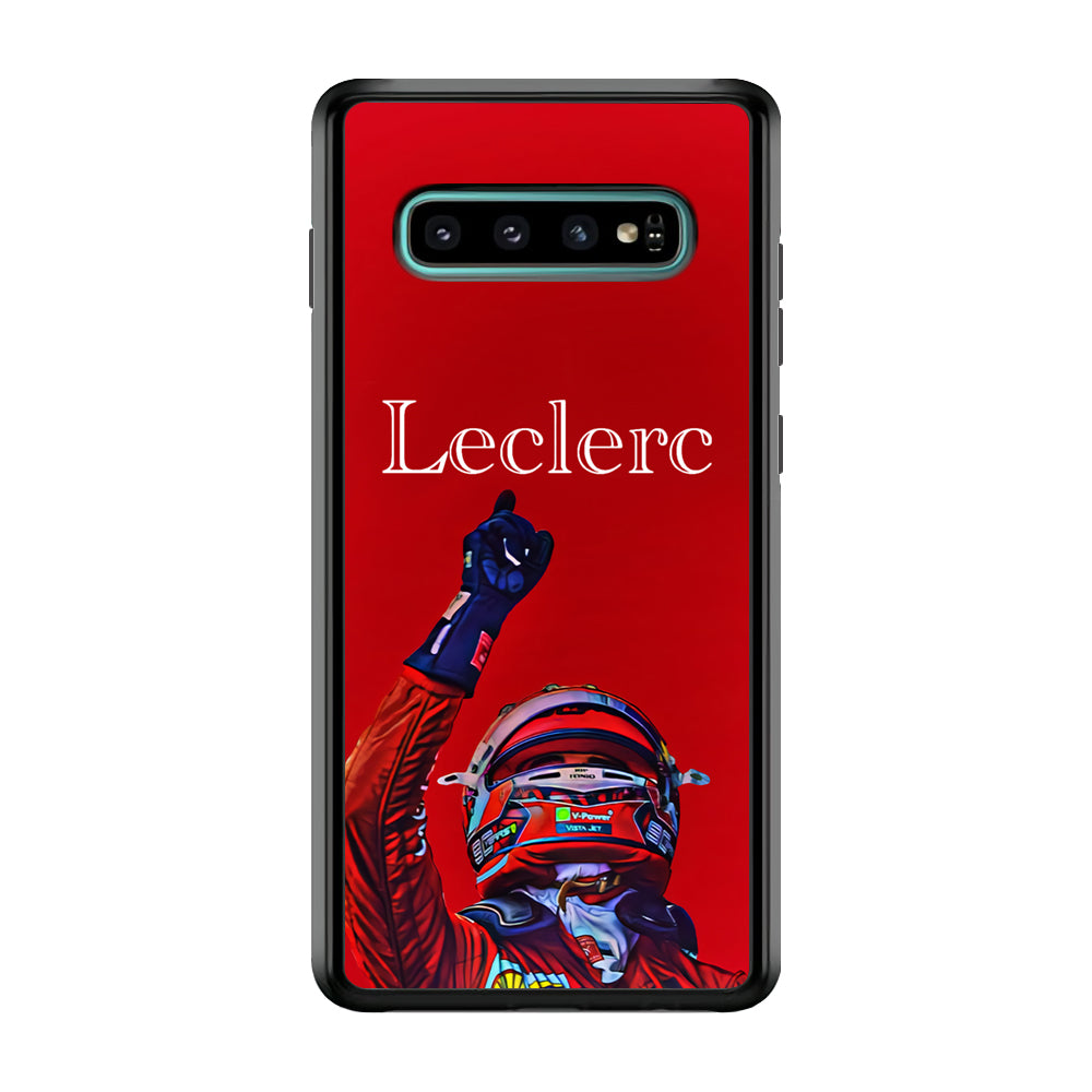 Charles Leclerc Formula 1 Samsung Galaxy S10 Case