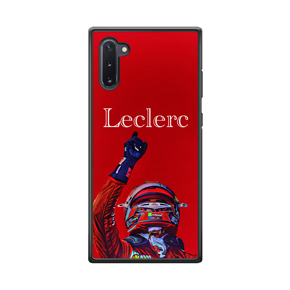 Charles Leclerc Formula 1 Samsung Galaxy Note 10 Case