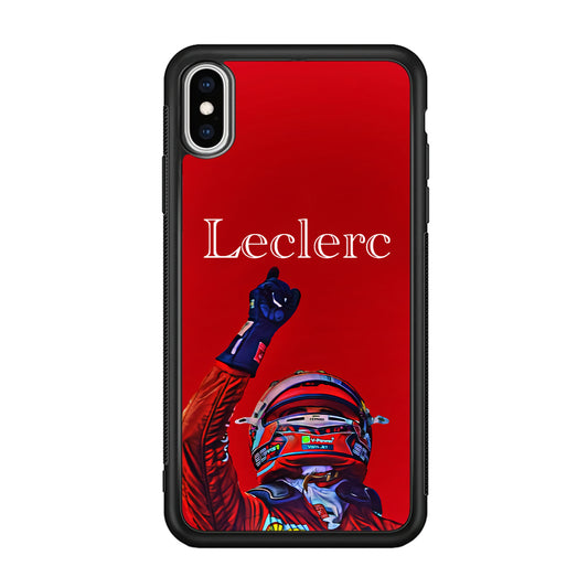 Charles Leclerc Formula 1 iPhone XS MAX Case