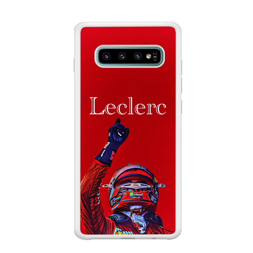 Charles Leclerc Formula 1 Samsung Galaxy S10 Case