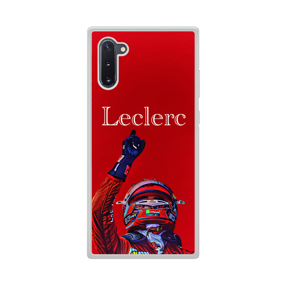 Charles Leclerc Formula 1 Samsung Galaxy Note 10 Case