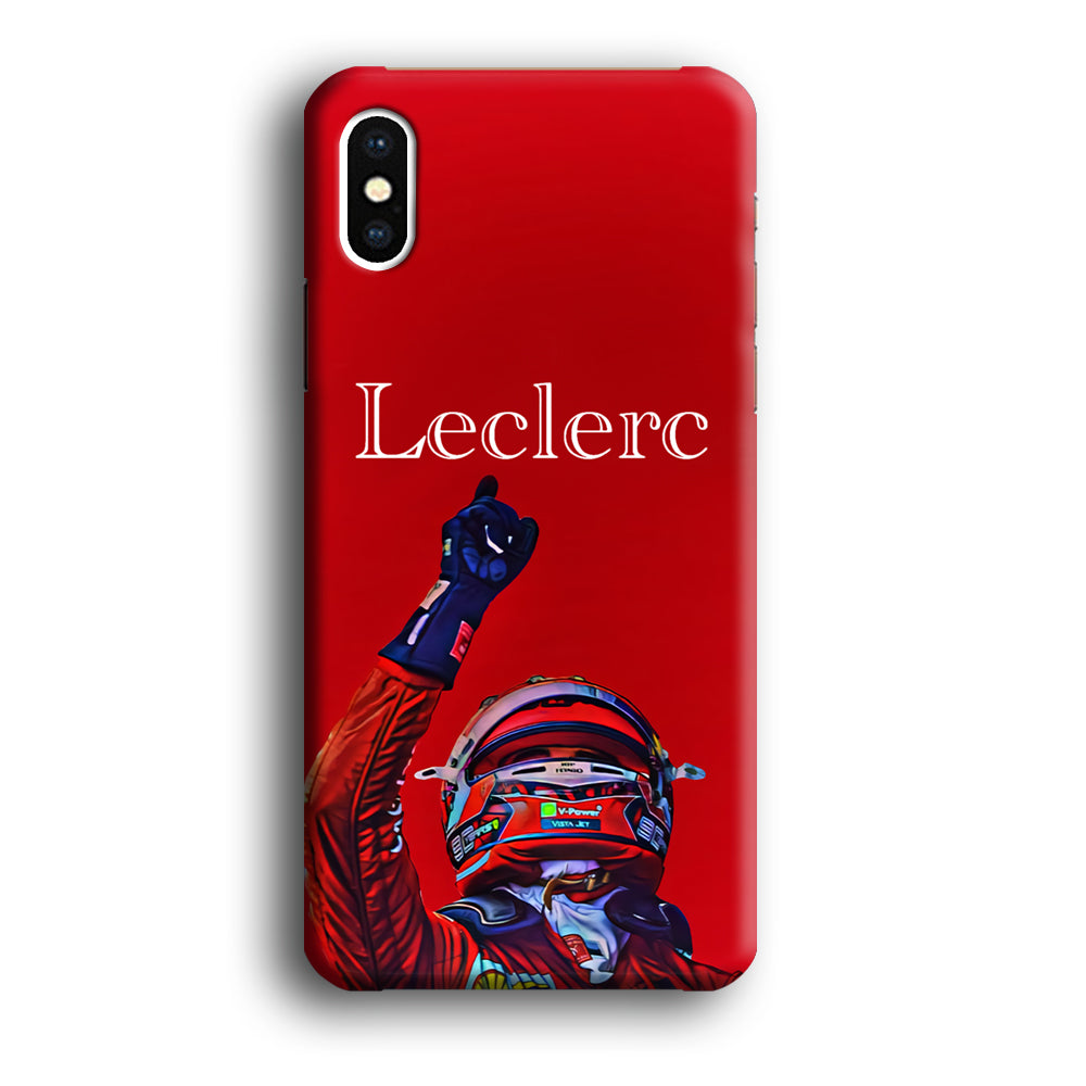 Charles Leclerc Formula 1 iPhone XS MAX Case