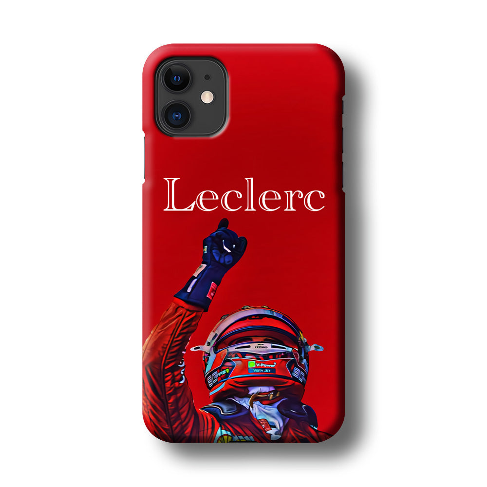 Charles Leclerc Formula 1 iPhone 11 Case 3D Case