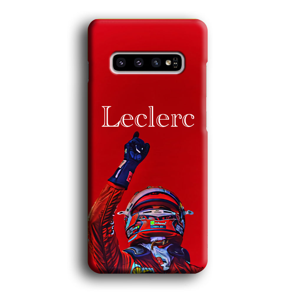 Charles Leclerc Formula 1 Samsung Galaxy S10 Case