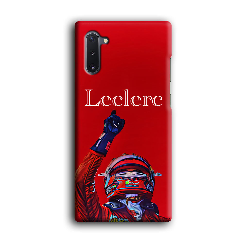 Charles Leclerc Formula 1 Samsung Galaxy Note 10 Case