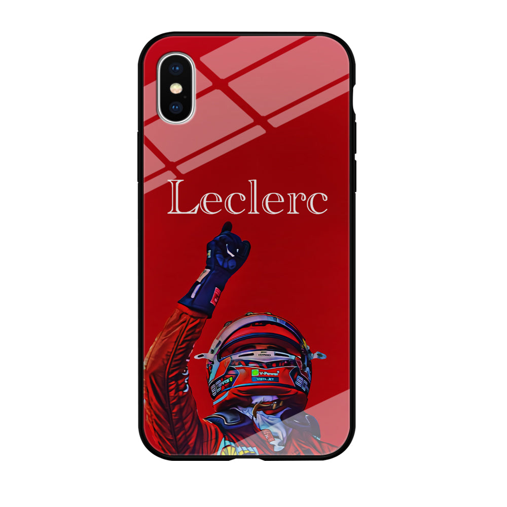 Charles Leclerc Formula 1 iPhone XS MAX Case