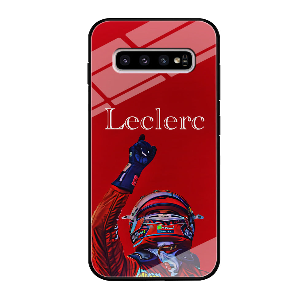 Charles Leclerc Formula 1 Samsung Galaxy S10 Case