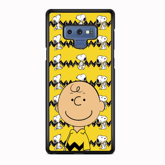 Charlie and Snoopy in Frame Samsung Galaxy Note 9 Case