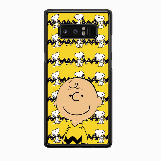 Charlie and Snoopy in Frame Samsung Galaxy Note 8 Case