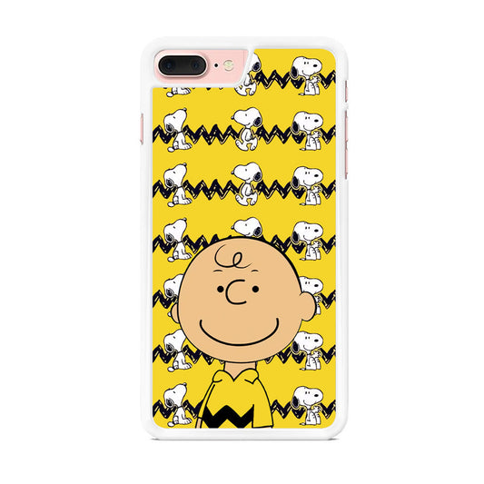Charlie and Snoopy in Frame iPhone 8 Plus Case