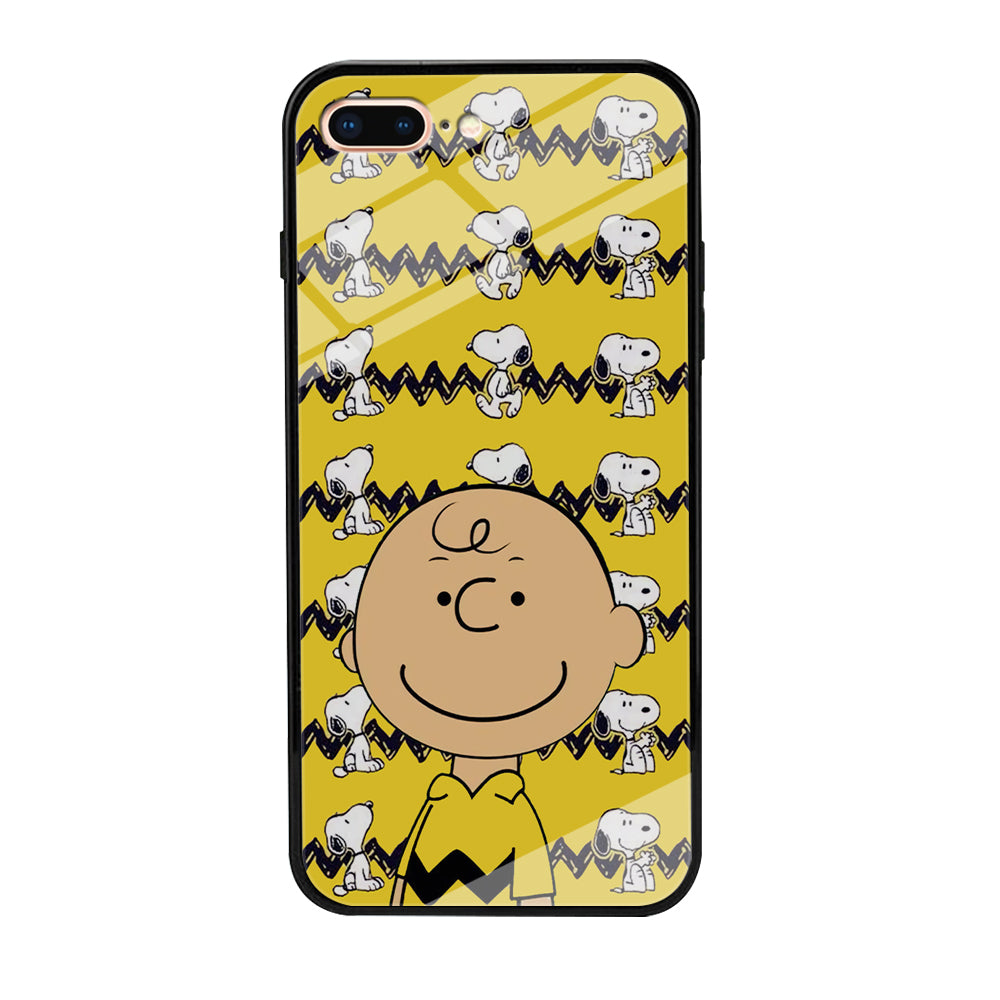 Charlie and Snoopy in Frame iPhone 7 Plus Case