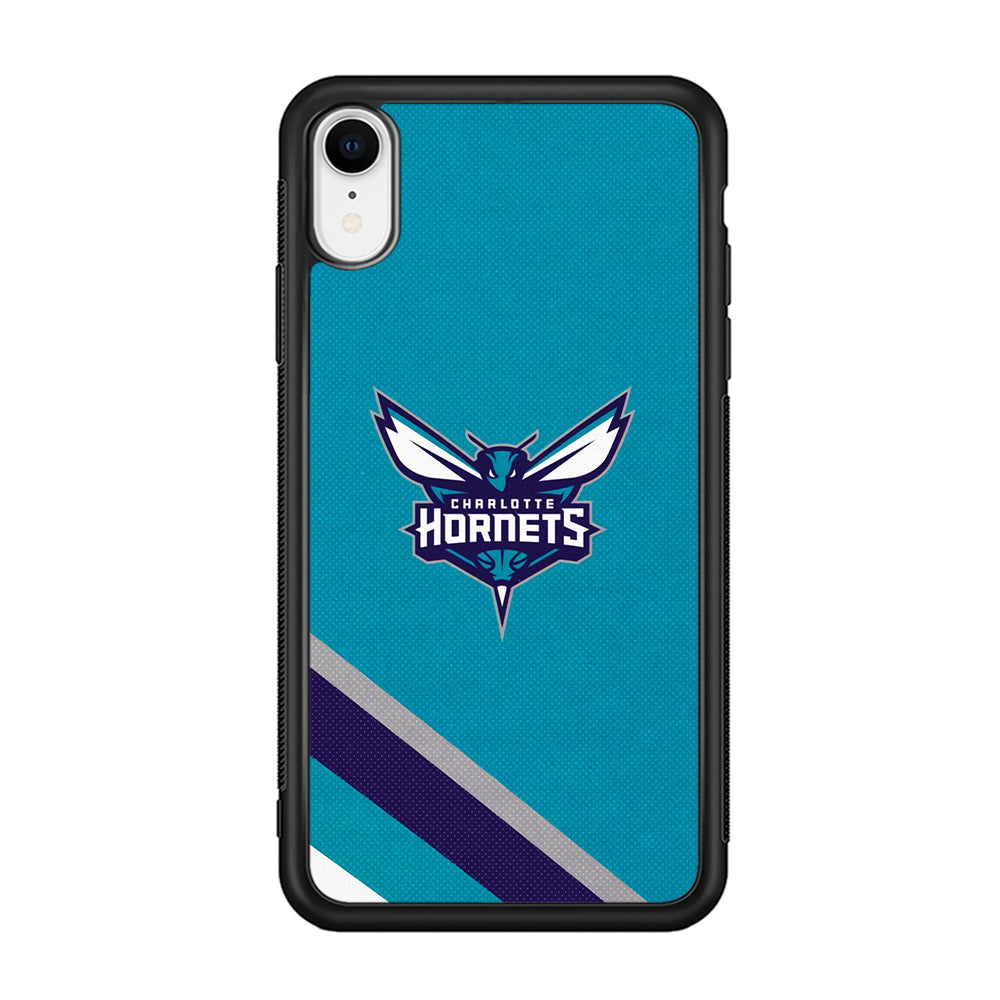 Charlotte Hornets Tosca Stripe iPhone XR Case