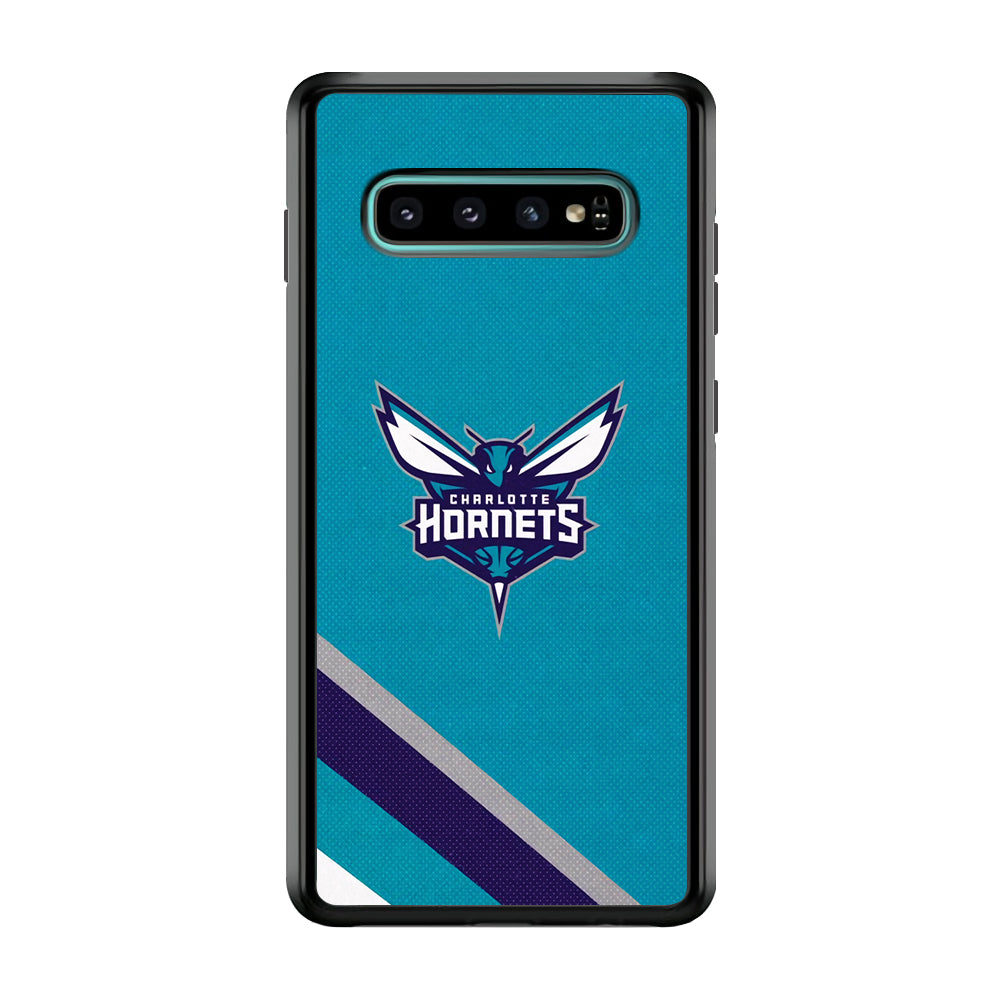 Charlotte Hornets Tosca Stripe Samsung Galaxy S10 Case