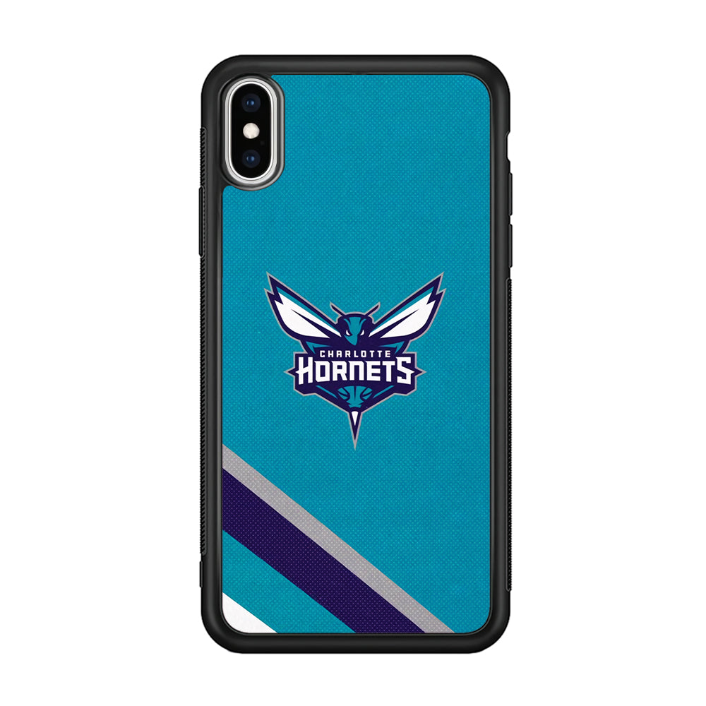 Charlotte Hornets Tosca Stripe iPhone X Case