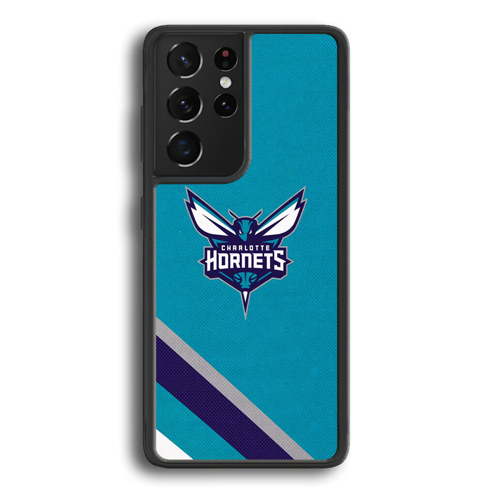 Charlotte Hornets Tosca Stripe Samsung Galaxy S21 Ultra Case