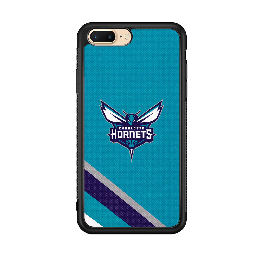 Charlotte Hornets Tosca Stripe iPhone 8 Plus Case