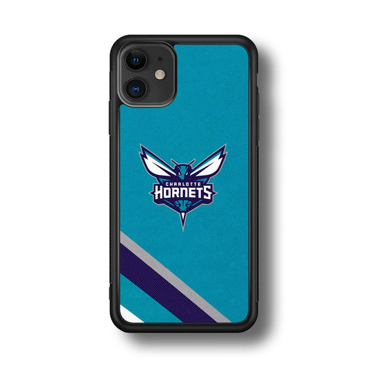 Charlotte Hornets Tosca Stripe iPhone 11 Case