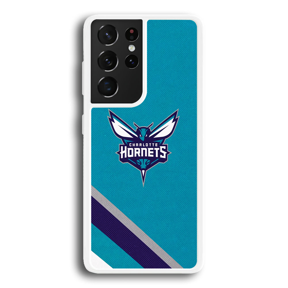 Charlotte Hornets Tosca Stripe Samsung Galaxy S21 Ultra Case