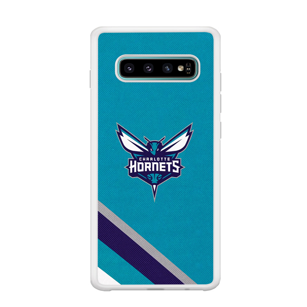 Charlotte Hornets Tosca Stripe Samsung Galaxy S10 Case