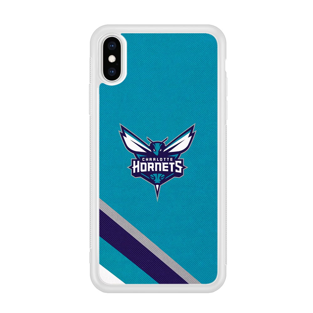 Charlotte Hornets Tosca Stripe iPhone X Case